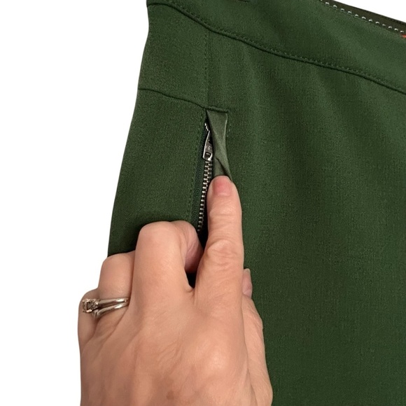 Anthropologie Cartonnaire Charlie Green Tapered Side Zipper Ski-Lodge Pants 10 - Picture 9 of 14